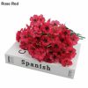 10 Bunches of Artificial Flowers Plastic Fake Plants UV Resistant Home In/Outdoor Garden Décor