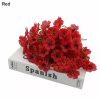 10 Bunches of Artificial Flowers Plastic Fake Plants UV Resistant Home In/Outdoor Garden Décor