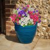10 Bunches of Artificial Flowers Plastic Fake Plants UV Resistant Home In/Outdoor Garden Décor