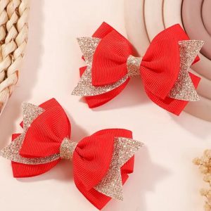 Butterfly Bow Hair Clips