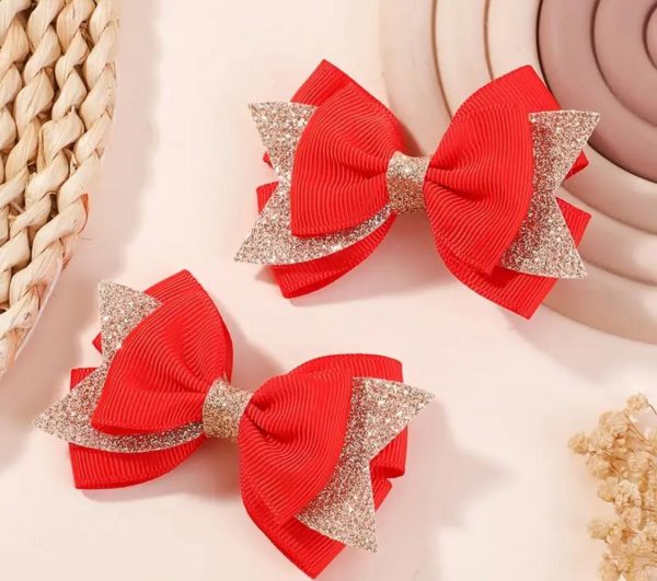Butterfly Bow Hair Clips