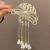 Hair clip with Tassel and Bow